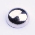 10mm Metallic Silver or Ruby Red AB Cabochon, flat back round, pack of 144