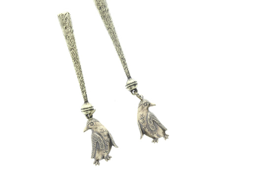 Pingion charm   Bolo Tips, antique brass , Made in USA of zinc, Set of 2