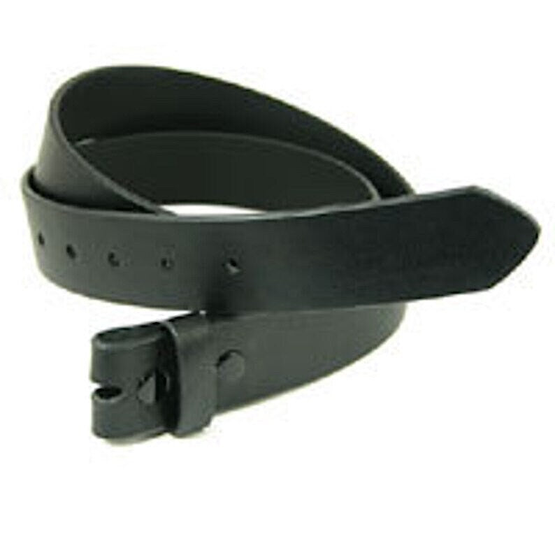 Blue Bird of Happiness Buckle & Leather Belt, Size Small - XL, Black or Brown Strap, Made in USA, Each