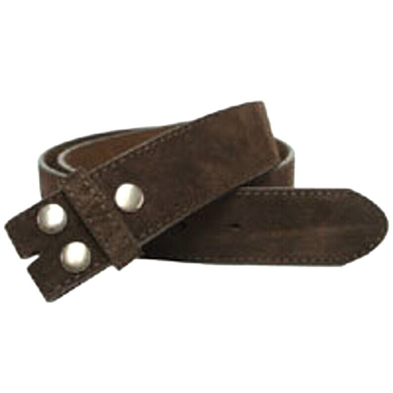 Blue Bird of Happiness Buckle & Leather Belt, Size Small - XL, Black or Brown Strap, Made in USA, Each