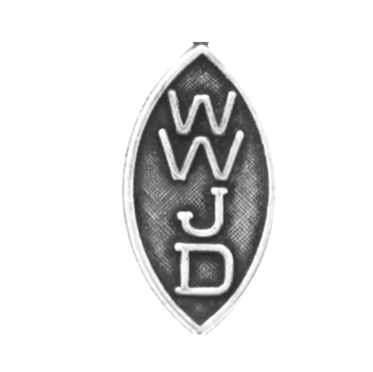 10mm WWJD What Would Jesus Do" pocket medallion, Vintage Copper or Classic Silver, Made in USA, pack of 12