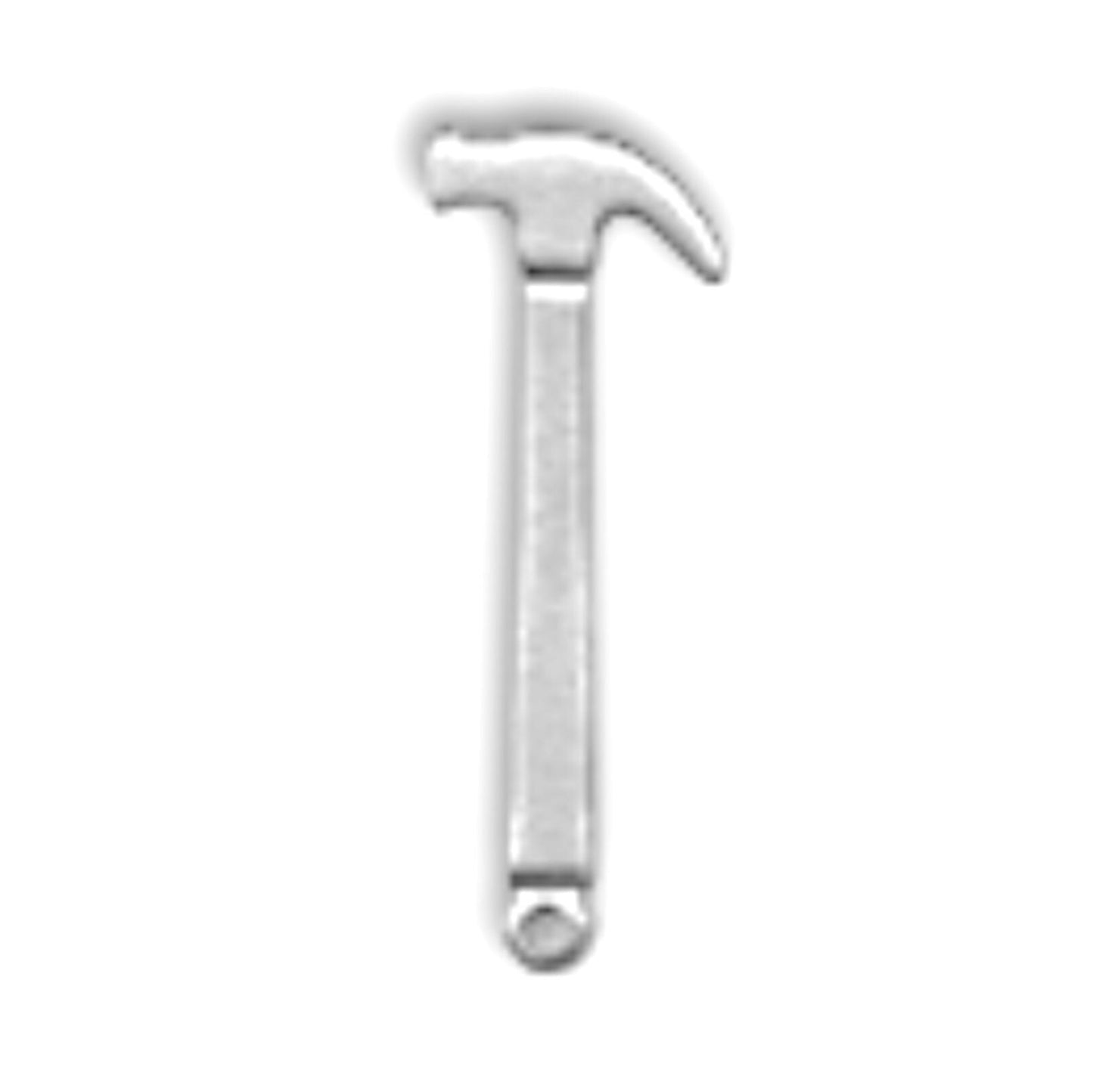 35mm Hammer Tools Charm, Classic Silver or Antique Gold, Made in USA, pack of 6