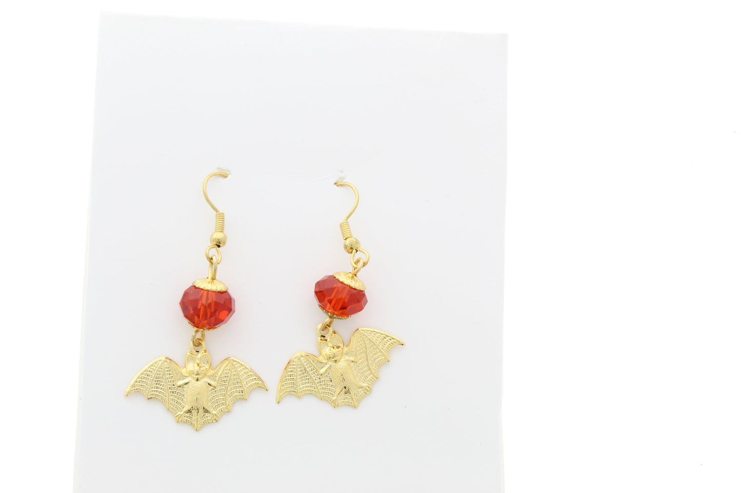 Bat charm earrings , sold by pair, MADE in USA