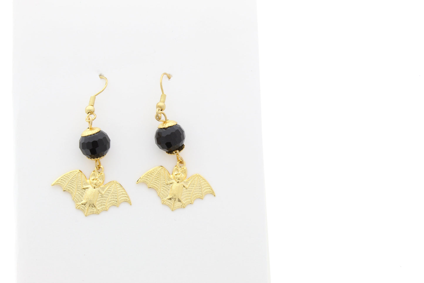 Bat charm earrings , sold by pair, MADE in USA