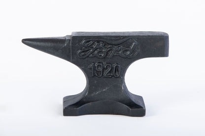 Ford 'FORD 1920' Cast Iron Miniature Anvil, Cast iron, Each