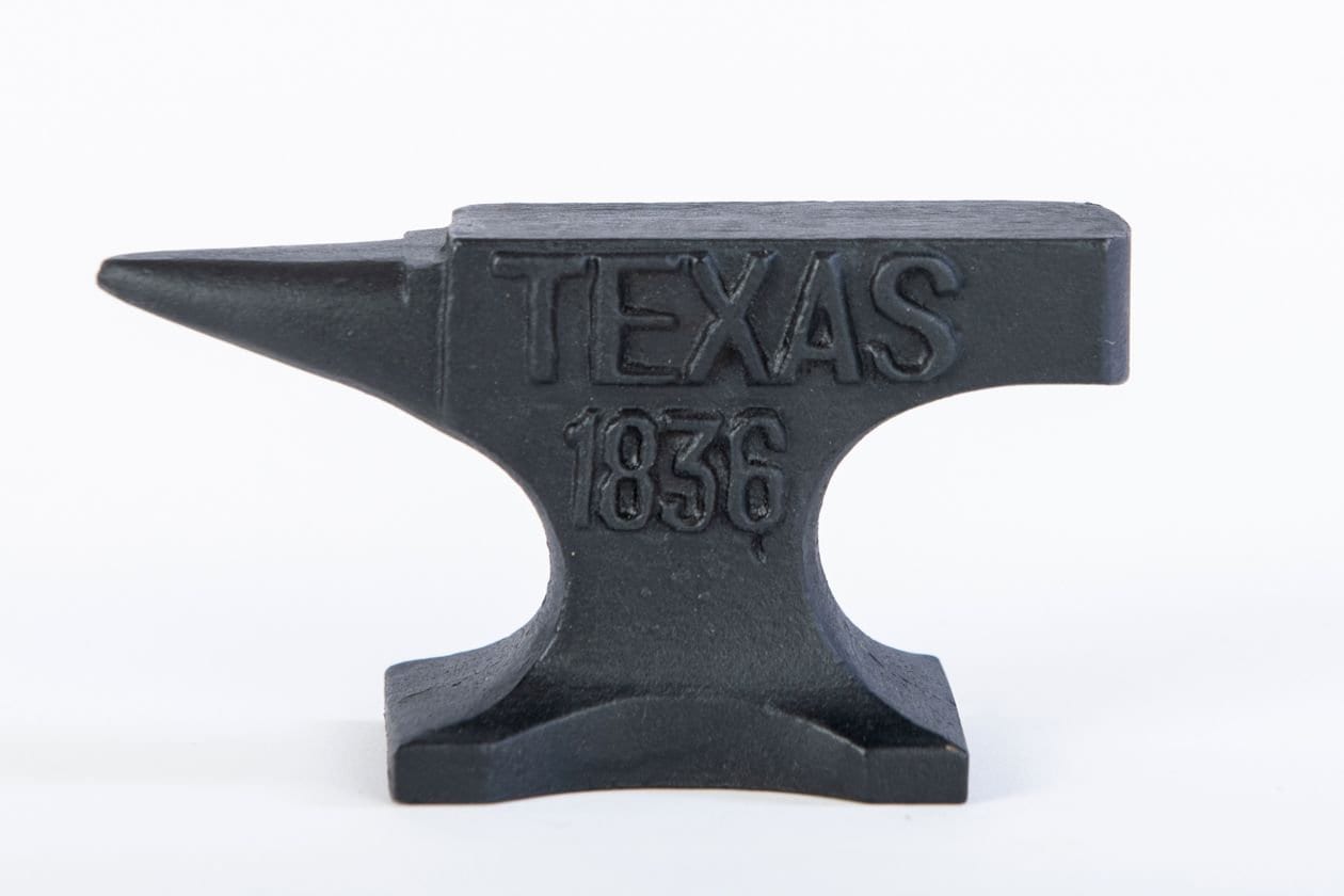 Texas 1836 Anvil, Paper weight ,  Cast iron, Each