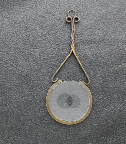 Magnifying Glass Pendant  4.5" long  1.75 diameter