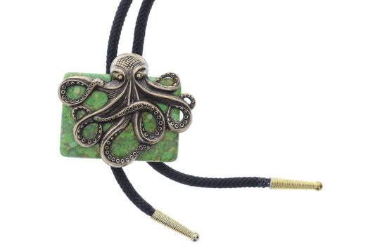 Octopus  Bolo , Black or Red 36" cord, made in USA, Each
