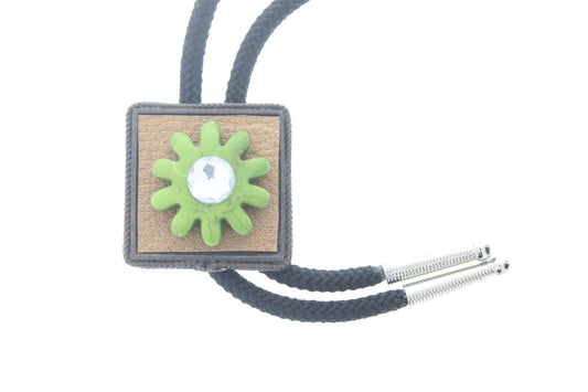 Spur Green Bolo , Black cord , made in USA