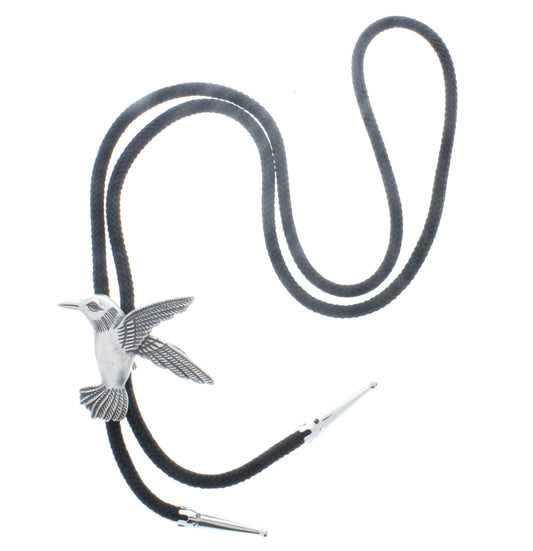 KingFisher bird bolo, pewter , made in USA