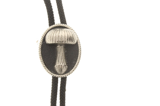 MushRoom BOLO TIE, 36: cord, made in USA