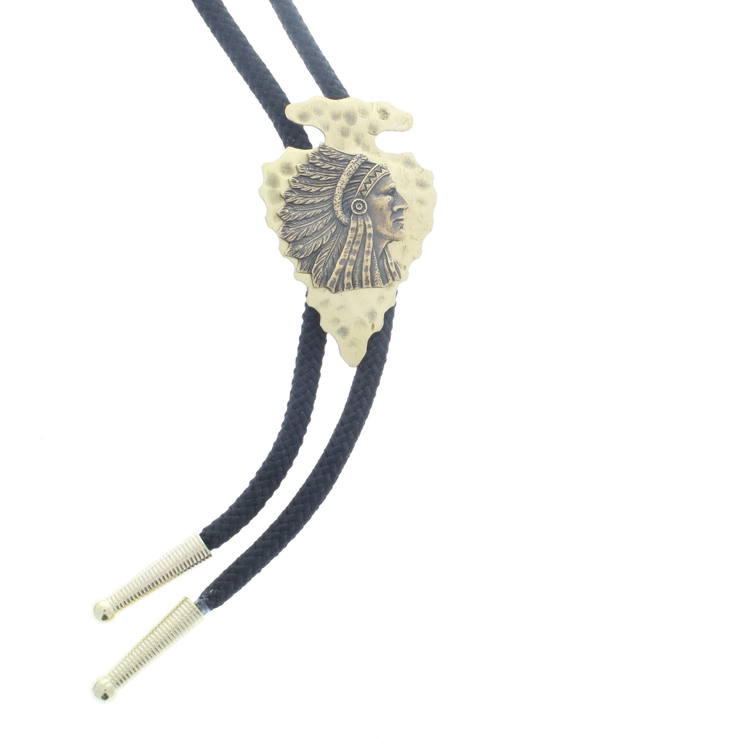 Arrow head bolo, with charm, sold by each , made in USA