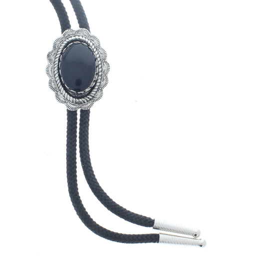 western concho  Bolo with  stone, made in USA