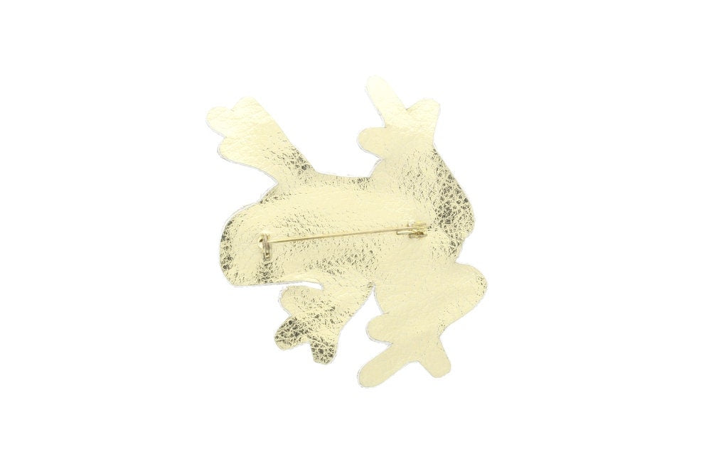 Frog   , 2.5  x 3 , " pin, use on bags, purses or jackets