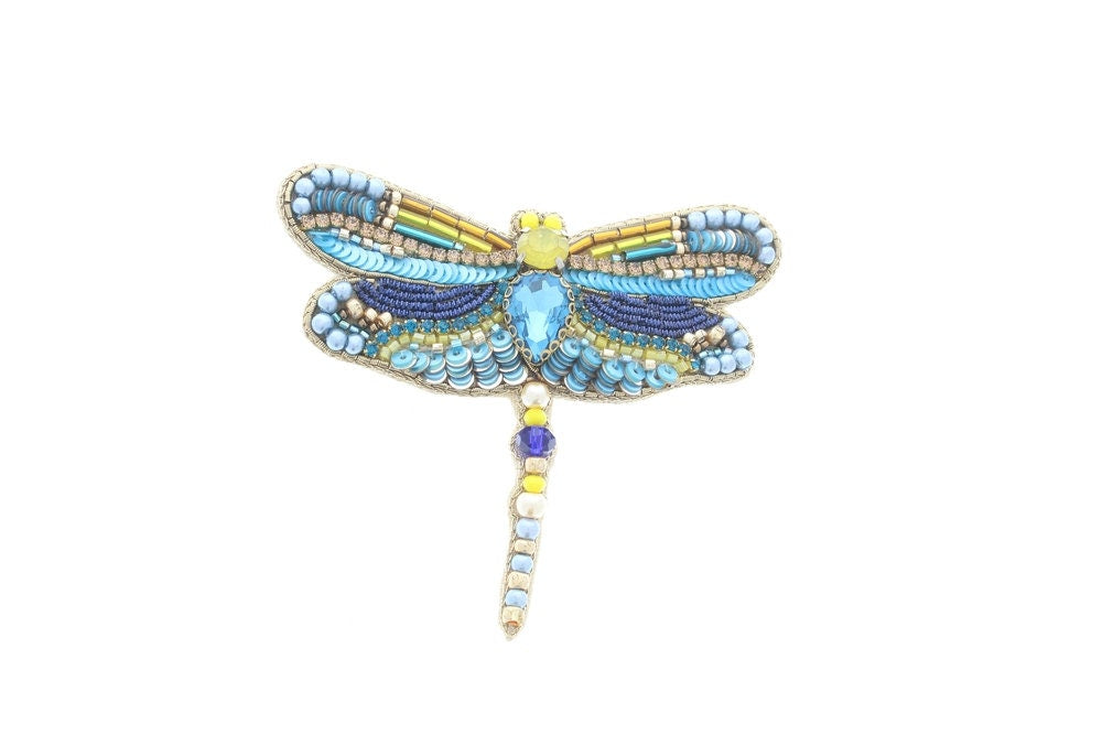 Dragon Fly, 3"  x 2 , " pin, use on bags, purses or jackets