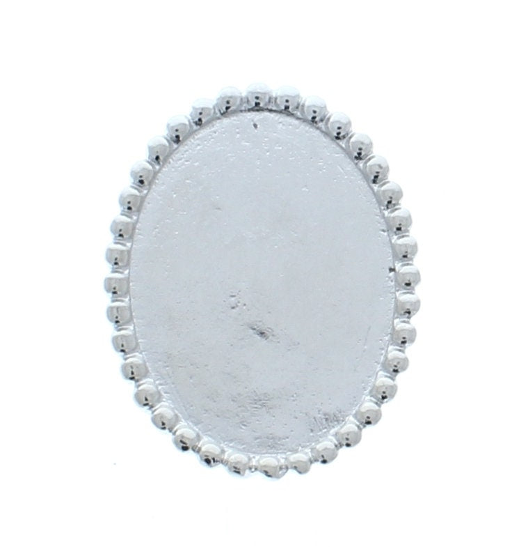 Bolo Bezel base 40mm x 30mm Bolo, J493 Pack of 2