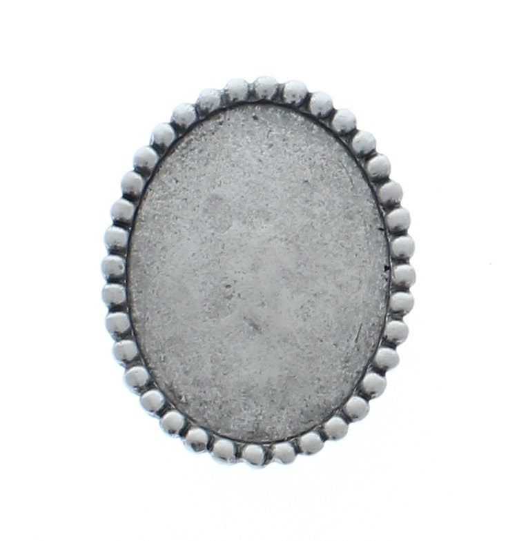 Bolo Bezel base 40mm x 30mm Bolo, J493 Pack of 2