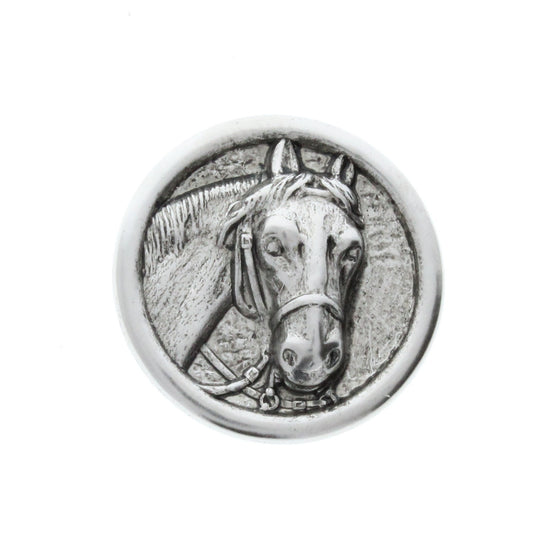 Horse Charm, Reversed out, 2D , 1.17" , made in USa, 6 each