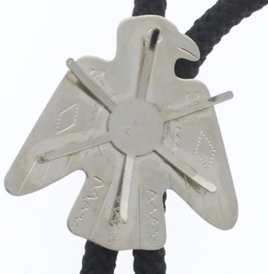 Thunderbird bolo finding, 1.5" wire stone setting , bolo back , sold by 6 each