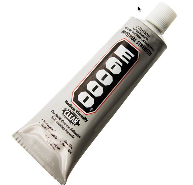 E6000 Permanent Adhesive Glue for metal-to-metal or to-plastic, 1 ounce tube, Each