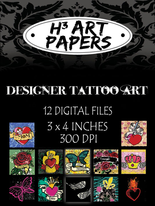 Designer Tattoo Art Collection Digital Patterns