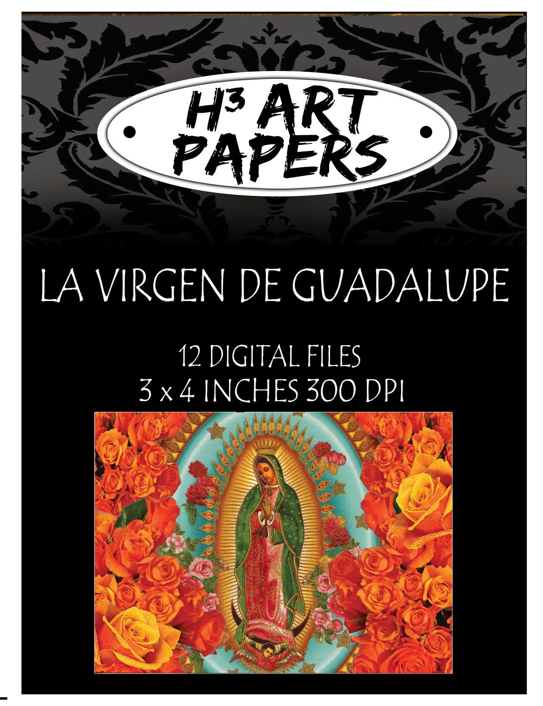 La Virgen de Guadalupe Collection Digital Patterns