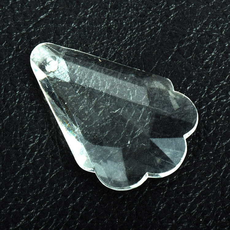 40mm Clear Crystal Acrylic Chandler Drop Pendant, pack of 6