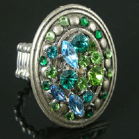 Aqua Views Swarovski Crystal Ring