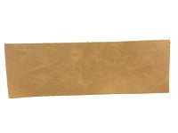 3x7" Cuff Bracelet Leather Light Tan Textured, PKG/2