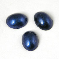 8x6mm Oval Montana Pearl Acrylic Cabochon, pk/24