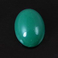 18x13mm Emerald Green Acrylic Cabochon, pk/20