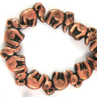 Elephant Beads  Elephant Charms | Tribal Boho Jewelry-Making Supplies | Bracelet and Necklace Beadsf