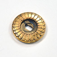 18mm Antique Gold Button Rim/Bezel(8.5mm), pack of 6