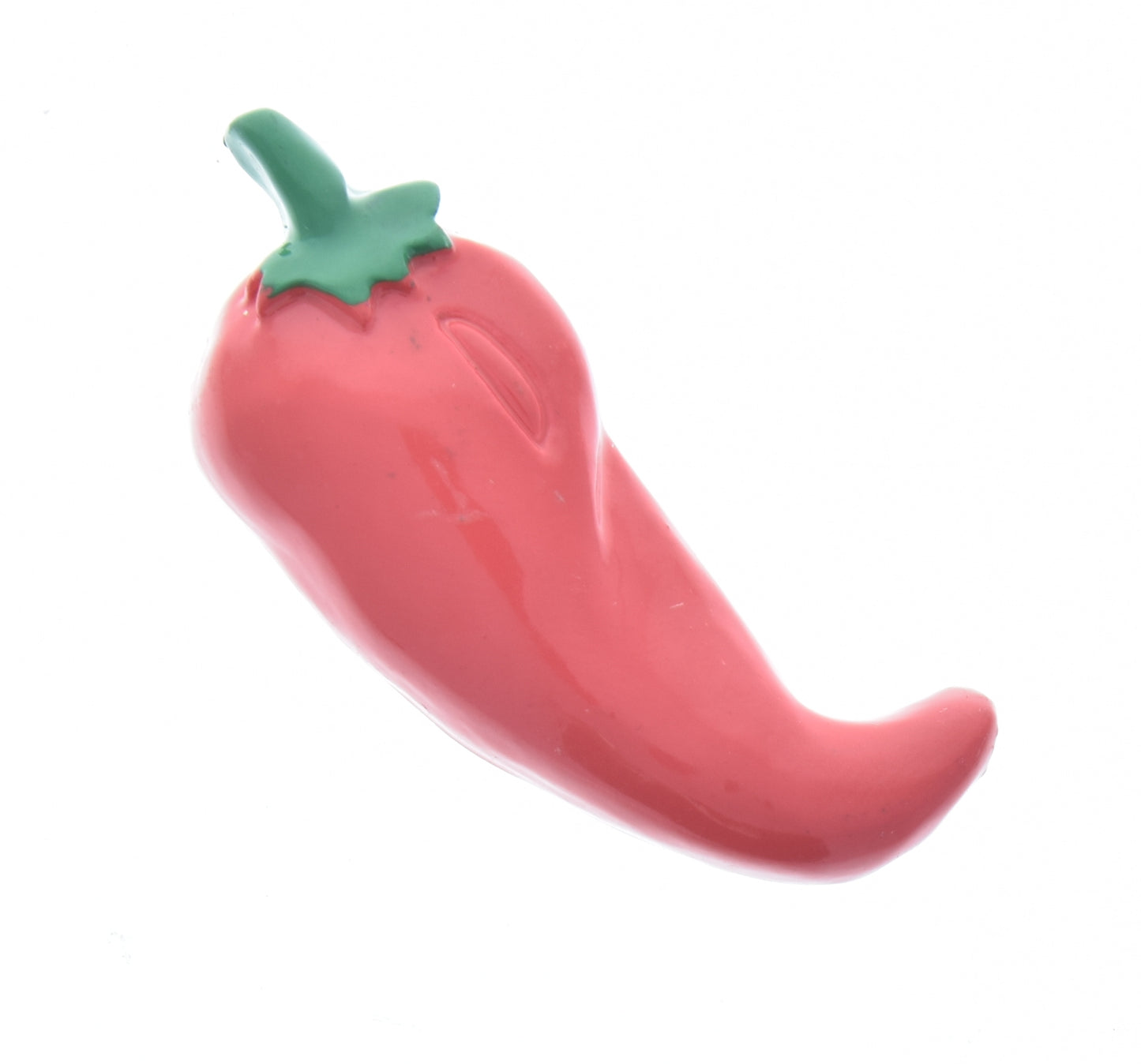 53x19mm Lucite Chili Pepper Flat Back, pack of 4