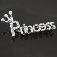26x50mm Princess, Crystal AB Pin, each