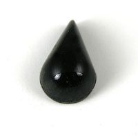 13x8mm Onyx Lucite Teardrop