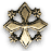 Antique Gold Finish CROSS/FLWRS EA