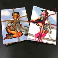 Vintage Stock-Rowdy Cowgirl Note Cards, pack of 10