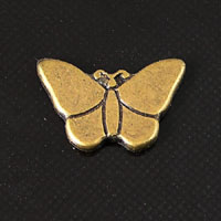 15x14mm Vintage Brass Finish Butterfly Charm EA
