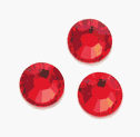 Swarovski 3mm Ruby (Light Siam) Flatback Austrian Crystal, pkg/24