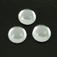 10mm Round Acrylic Cabochon, Crystal Color, pk/12