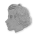 Classic Silver Finish MOM, woman, girl, charm, pack of 6