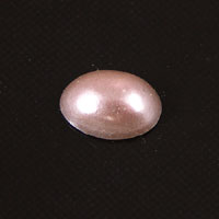 8x6mm LMV Pearl Acrylic Cabochon, pk/6
