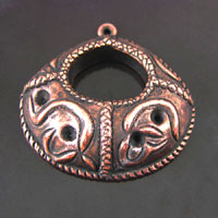 Pendant focal piece, egyptian motif, sold by each