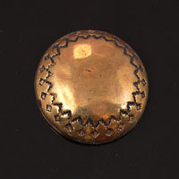 23mm Domed Cabochon, Antique Gold, pack of 6