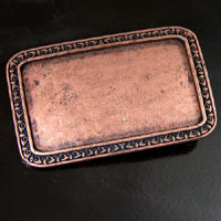 Buckle Antiqued Copper,ea