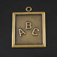 Antique Gold Finish ABC CHALKBOARD EA