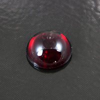13mm Round Flat Back Acrylic Cabochons, Garnet, pk/12