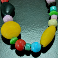 20mm Multi-Assorted Glass Bead Mix 7 inch strand