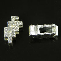 10mm Rhinestone Symbol Slide Charm - Fall/Drop, ea